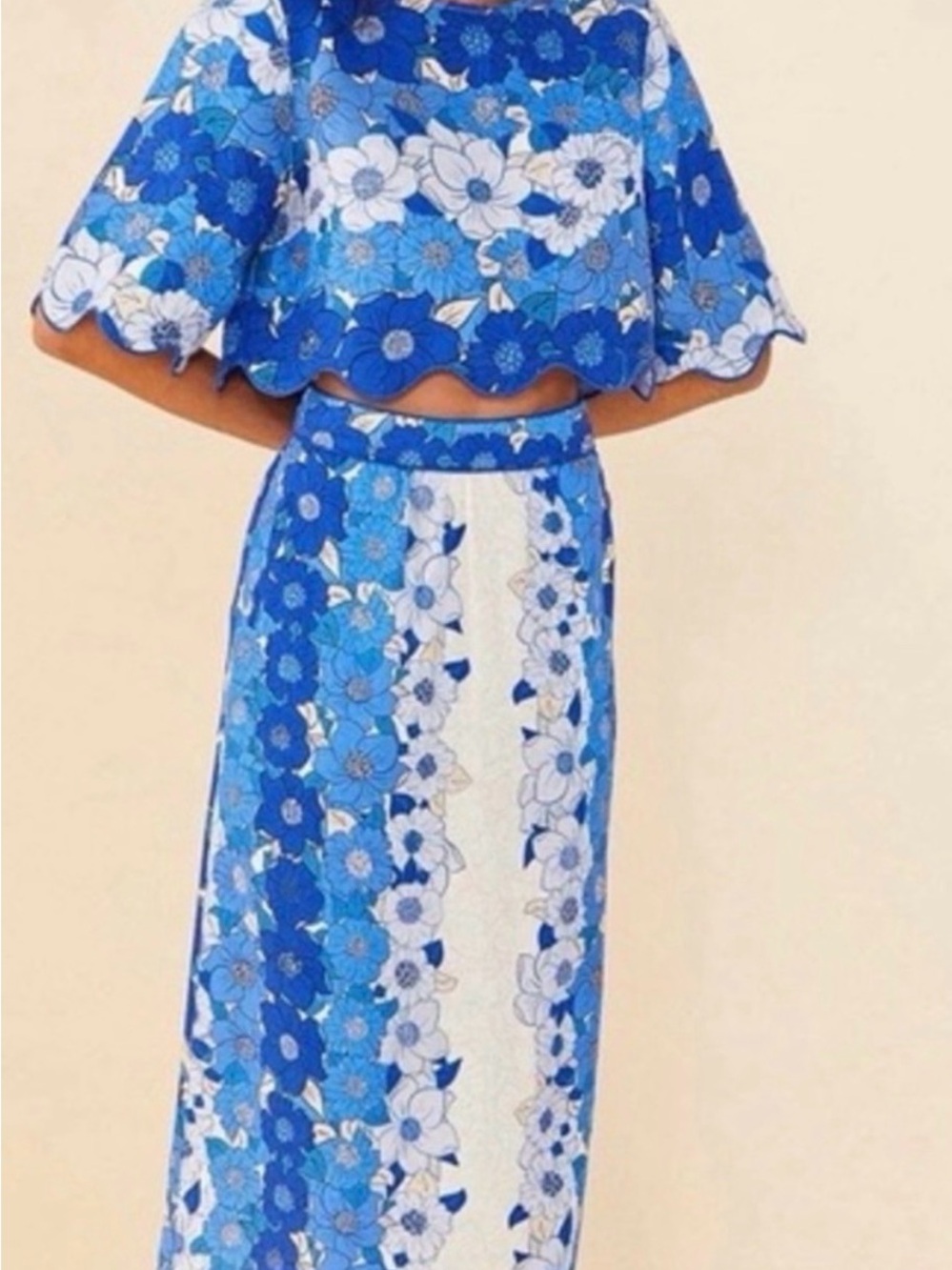 Farm Rio Blue Floral Set -